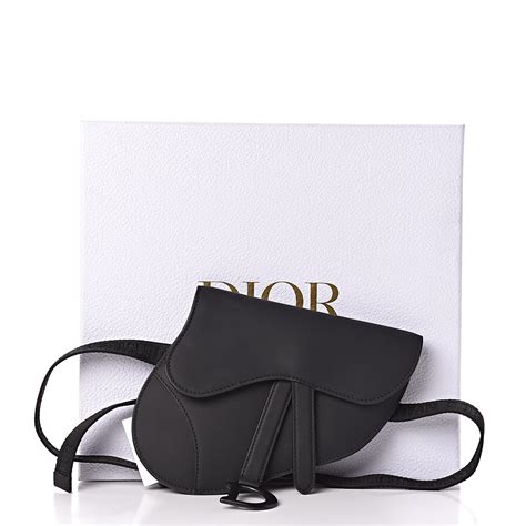 dior saddle clutch in ultra matte calfskin